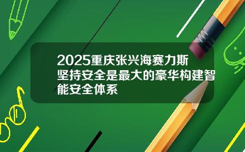 2025重庆张兴海赛力斯坚持安全是最大的豪华构建智能安全体系